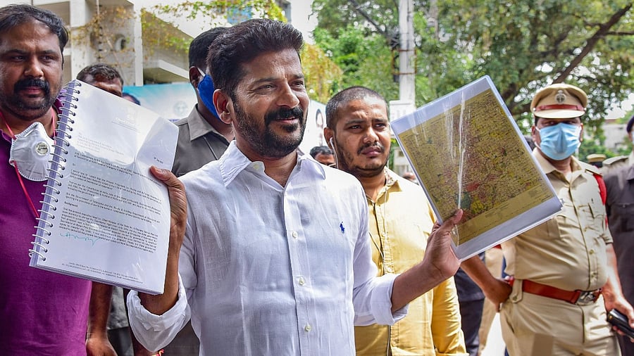 Rajya Sabha MP A Revanth Reddy. Credit: PTI File Photo