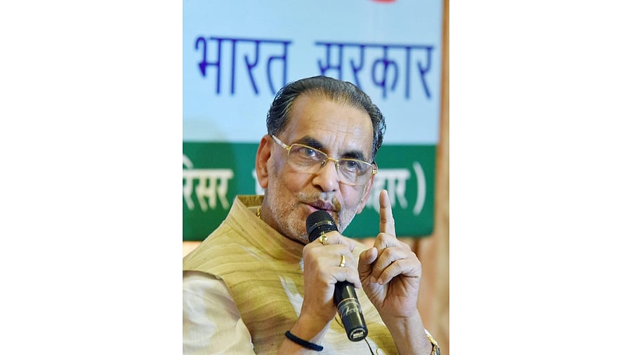 BJP national vice-president and Uttar Pradesh in-charge Radha Mohan Singh. Credit: PTI File Photo