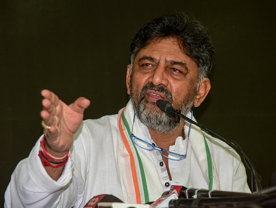 Karnataka Congress President DK Shivakumar. Credit: DH Photo