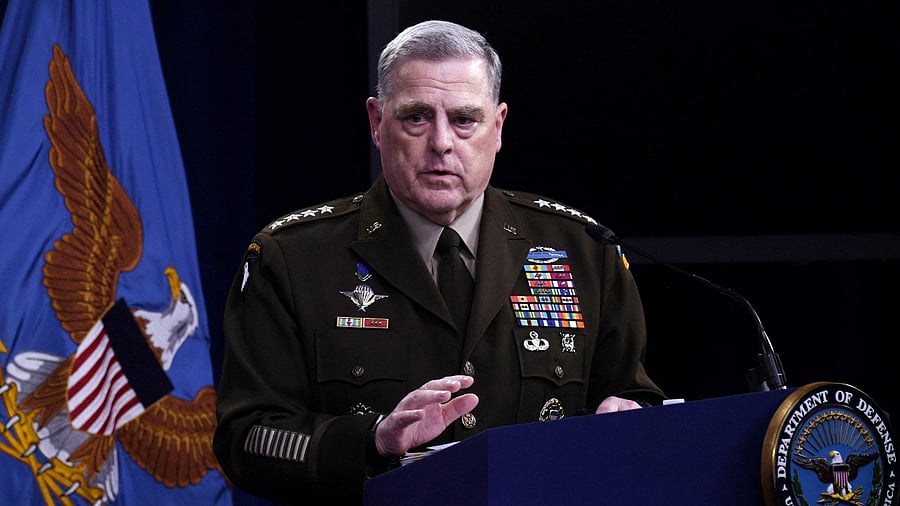 US Chairman of the Joint Chiefs of Staff General Mark Milley. Credit: AFP Photo