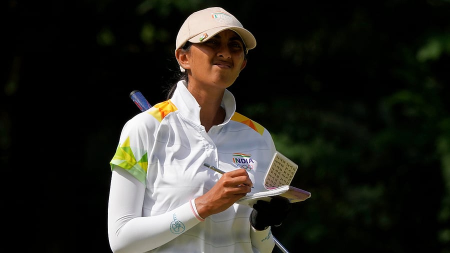 Indian golfer Aditi Ashok. Credit: AP Photo