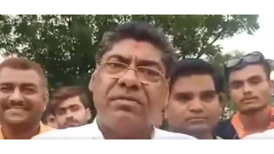 Madhya Pradesh BJP leader Ramratan Payal. Credit: Twitter Photo/@PatilSushmit
