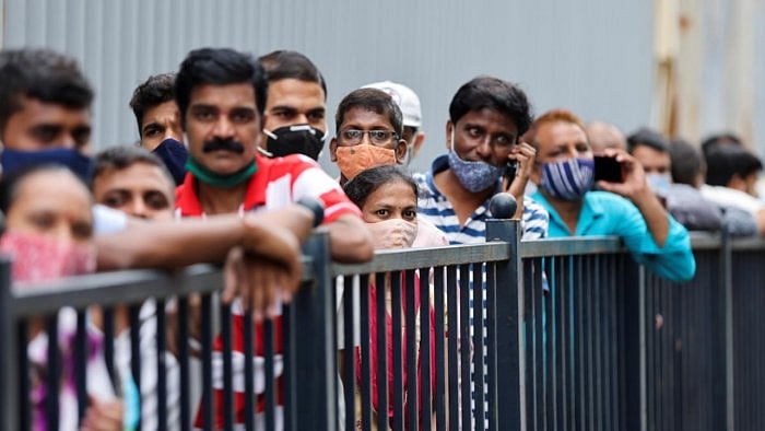 Cumulatively, 57.22 crore Covid-19 vaccine doses have been administered under the nationwide vaccination drive till Friday morning. Credit: Reuters Photo