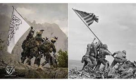 Taliban mocks America with iconic World War II. Credit: IANS Photo