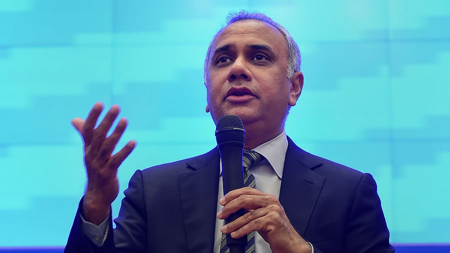 Infosys CEO Salil Parekh. Credit: PTI File Photo