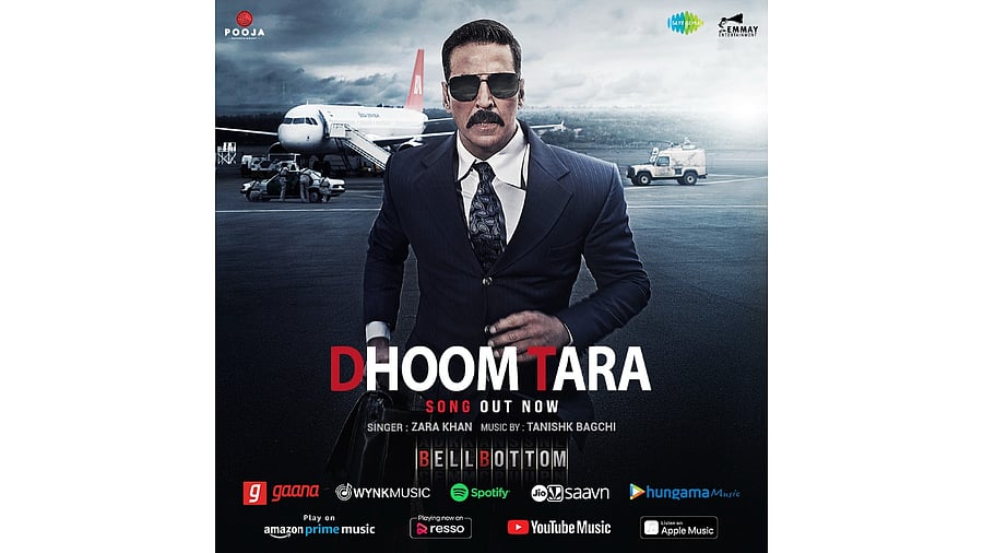 The official poster for 'Dhoom Tara' from 'Bellbottom'. Credit: PR Handout