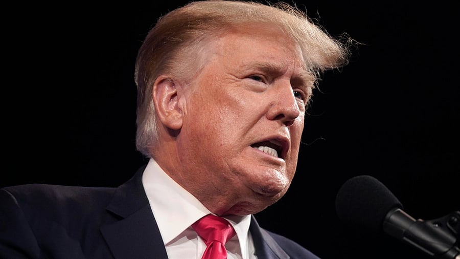 Former US President Donald Trump. Credit: AP PTI Photo