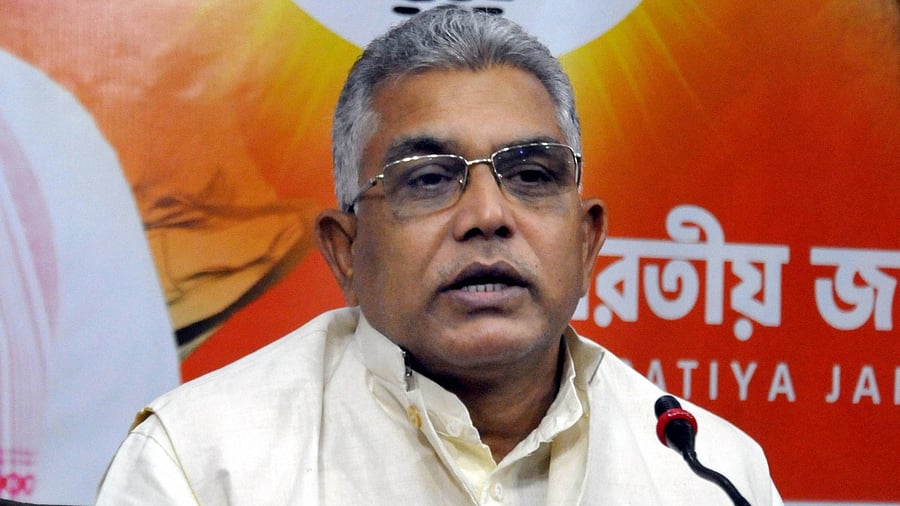 West Bengal BJP President and Lok Sabha MP Dilip Ghosh. Credit: PTI File Photo