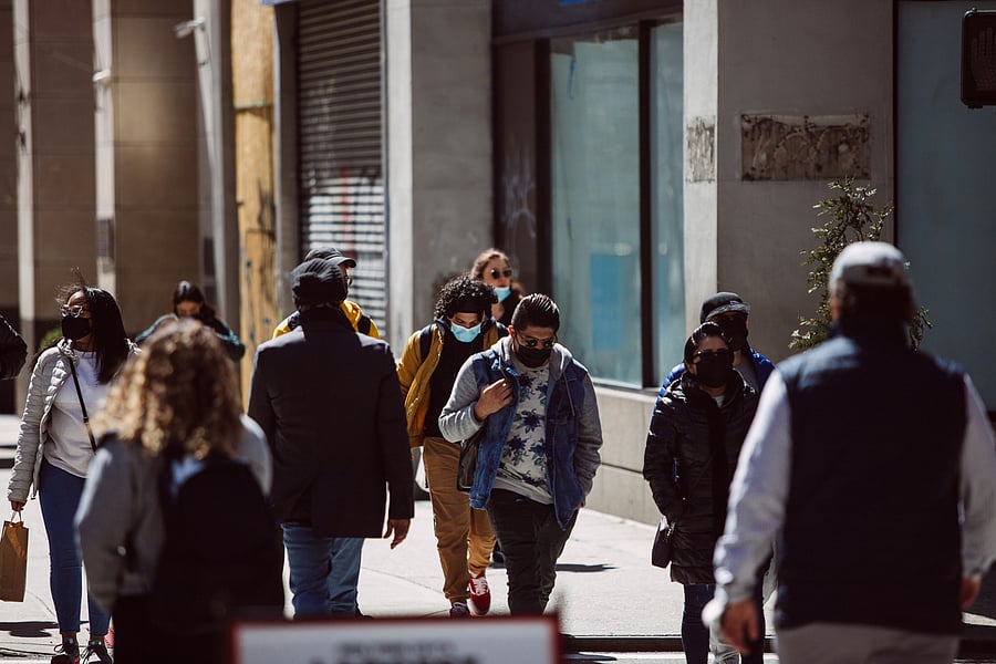 The projection says deaths will rise to nearly 1,400 a day by mid-September, then decline slowly. Credit: iStock Photo