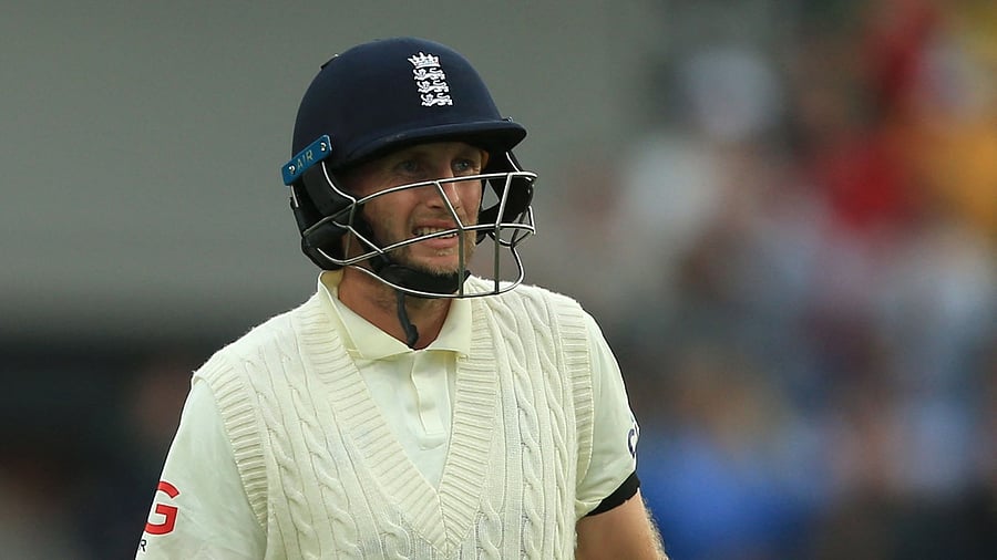 England's captain Joe Root walks off for 121 on the second day of the third cricket Test match between England and India at Headingley cricket ground in Leeds. Credit: AFP Photo
