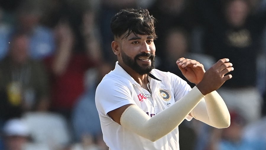 Mohammed Siraj. Credit: AFP photo