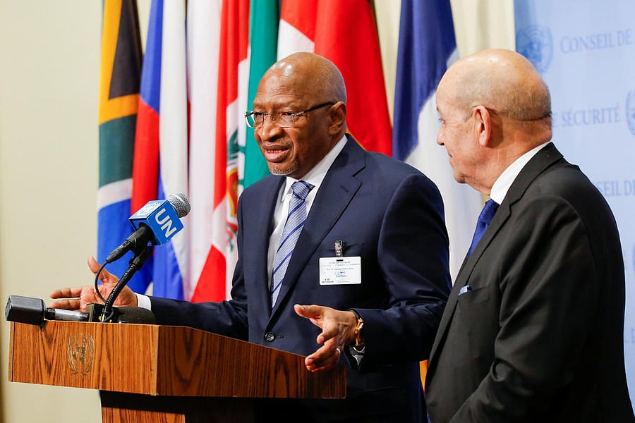 Soumeylou Boubeye Maiga, Prime Minister of the Republic of Mali (L). Credit: Reuters File Photo