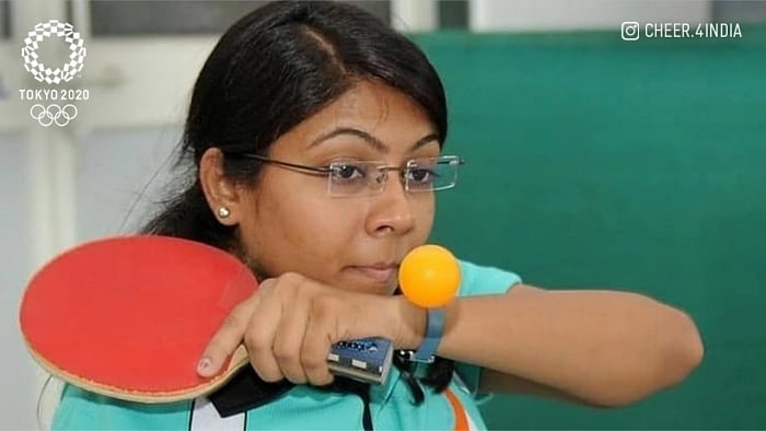 Bhavinaben Patel. Credit: Twitter/@Tokyo2020hi