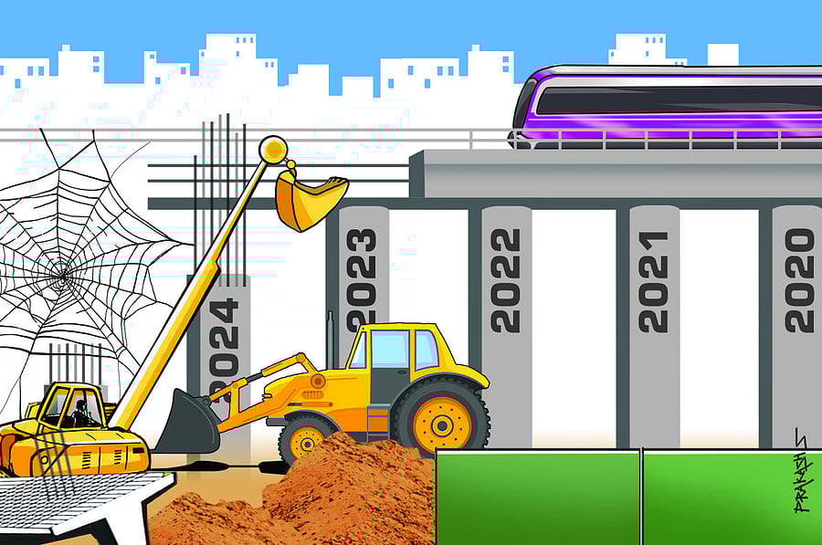 Most stations under the Metro first phase score poorly on the connectivity front. Credit: DH illustration