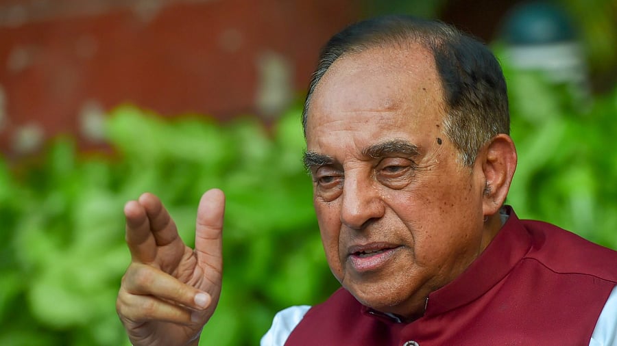 BJP MP Subramanian Swamy. Credit: PTI Photo