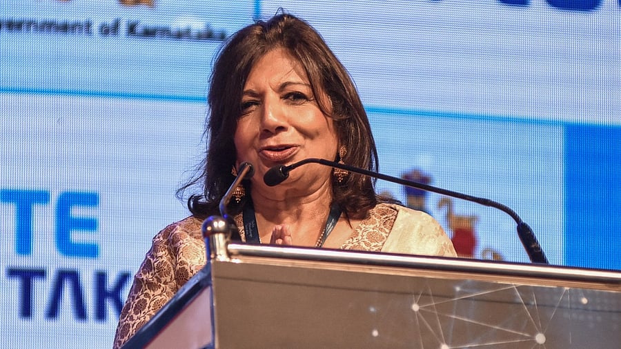 Kiran Mazumdar-Shaw. Credit: DH Photo