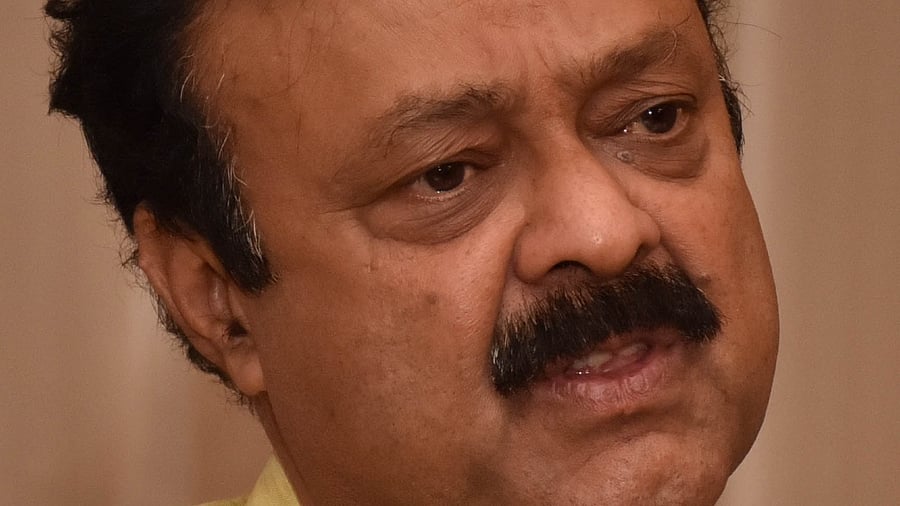 Karnataka Sports Minister Narayana Gowda. Credit: DH File Photo/BK Janardhan