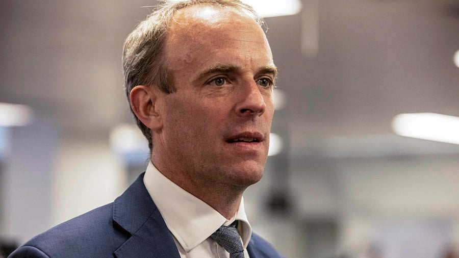 British Foreign Secretary Dominic Raab. Credit: Reuters Photo