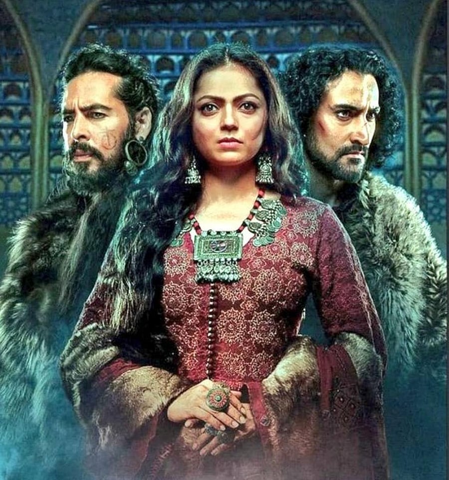 Dino Morea, Drashti Dhami and Kunal Kapoor in 'The Empire'.