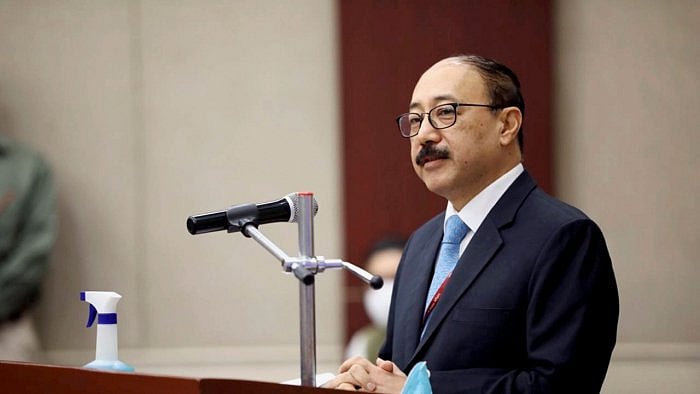 Foreign Secretary Harsh Vardhan Shringla. Credit: PTI Photo