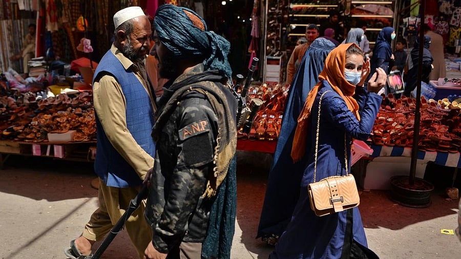 The 'Indian Friends of Afghanistan' also wanted the government to continue its engagement with the Taliban. Credit: AFP Photo