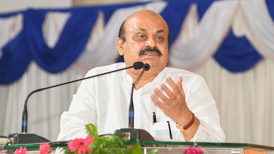 Karnataka CM Basavaraj Bommai. Credit: DH Photo/S K Dinesh