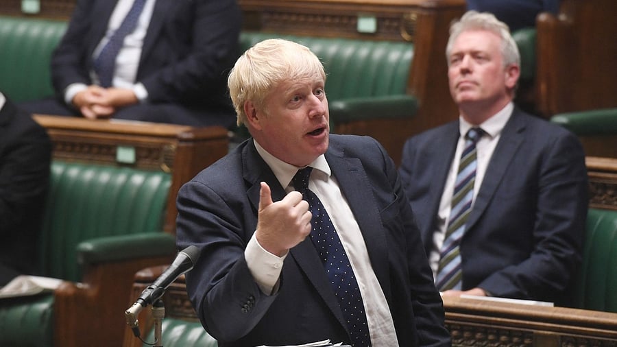 British Prime Minister Boris Johnson. Credit: AFP Photo