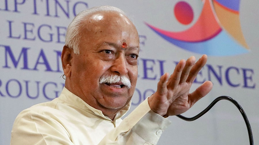 Mohan Bhagwat. Credit: PTI File Photo