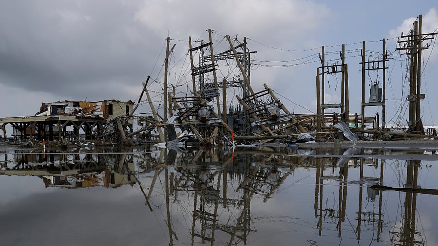 Scenes of the aftermath of hurricane Ida in Louisiana, US. Credit: Reuters Photo