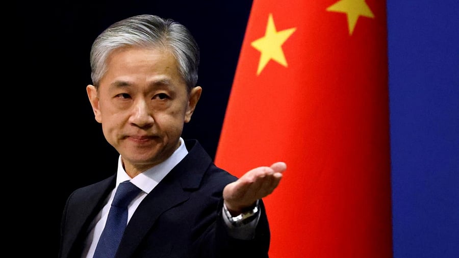Chinese Foreign Ministry spokesman Wang Wenbin. Credit: Reuters file photo