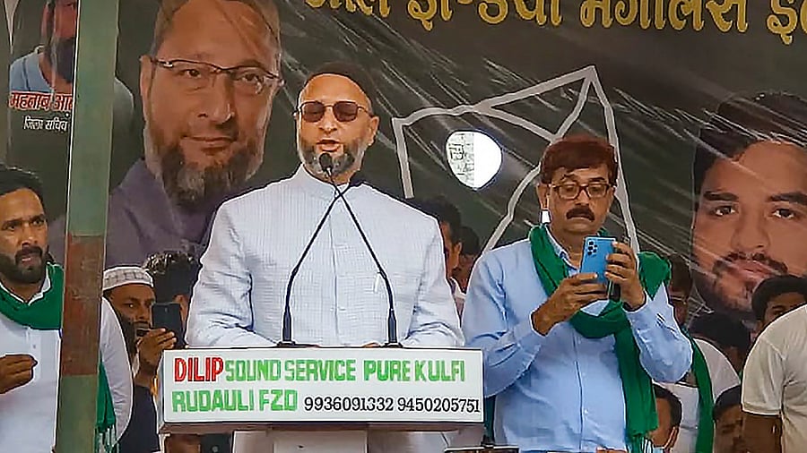 The last-minute campaigning by Asaduddin Owaisi swung the tide in MIM’s favour in three wards. Credit: PTI Photo