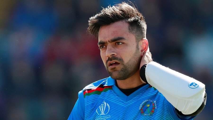 Afghan spinner Rashid Khan. Credit: Reuters File Photo