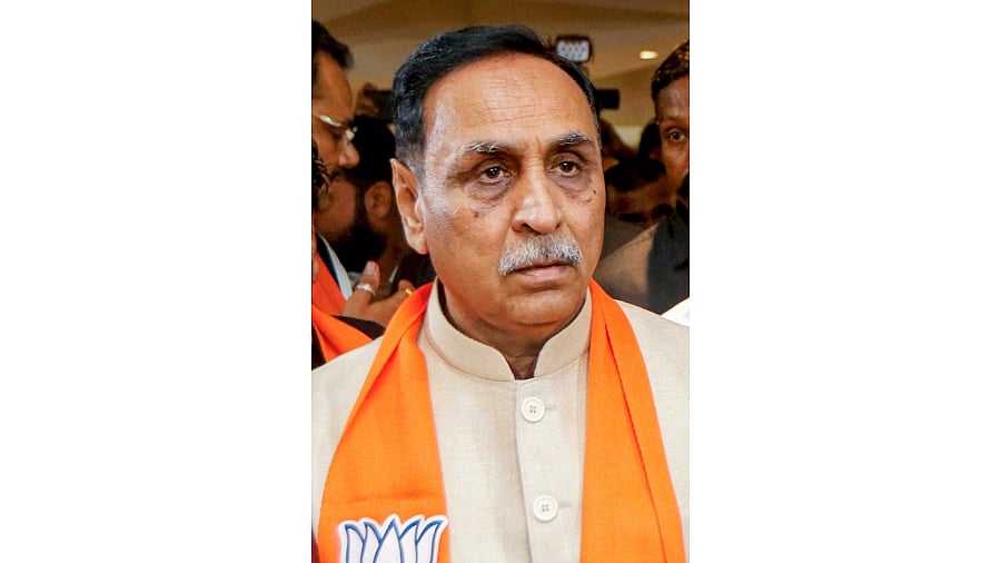 Vijay Rupani. Credit: PTI File Photo