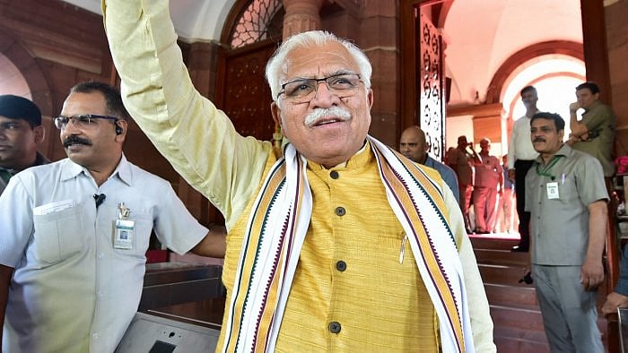 Haryana CM Manohar Lal Khattar. Credit: PTI File Photo