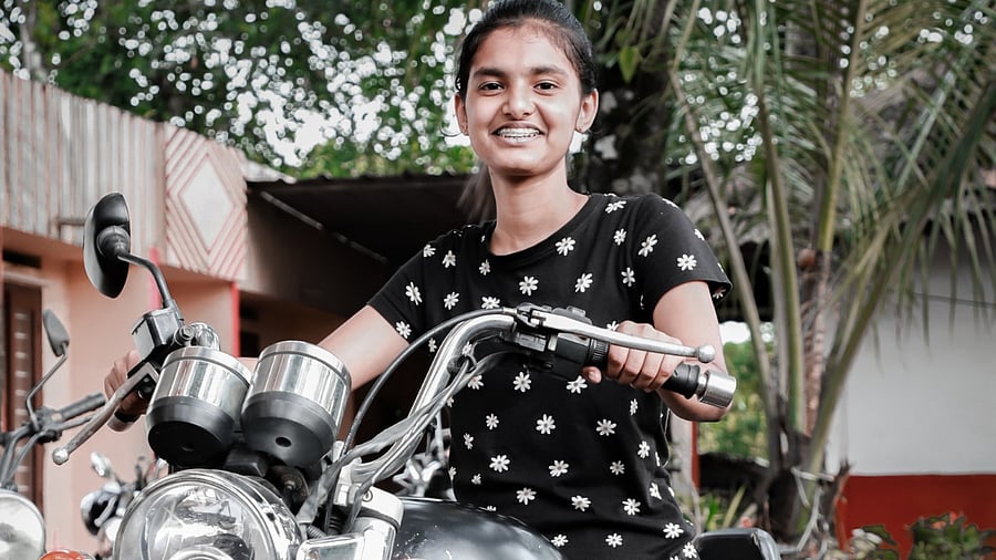 Diya dreams of going on long bullet rides with her younger sister. Credit: Special arrangement