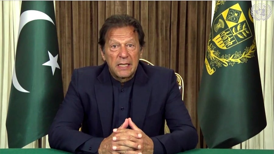 Imran Ahmad Khan Niazi, Prime Minister of Pakistan. Credit: AP/PTI File Photo