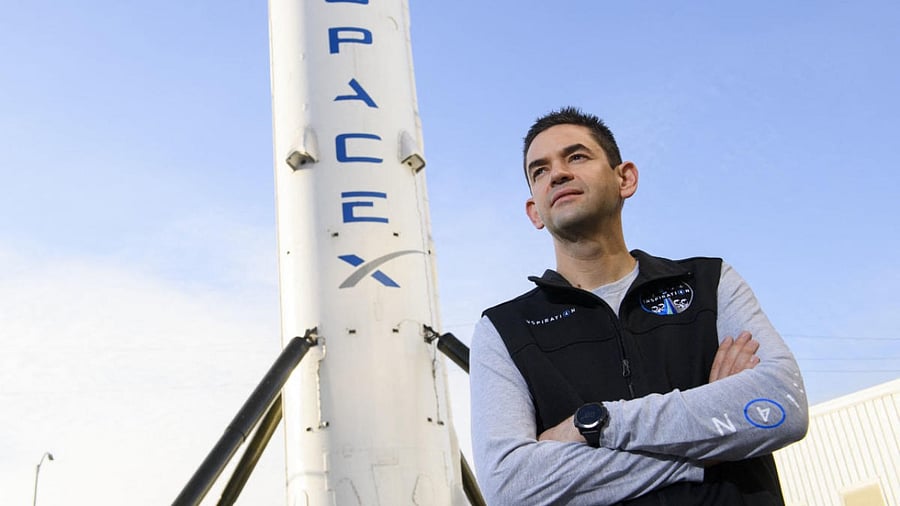 The Inspiration4 mission, which will be the first to send only civilians into space for several days aboard a SpaceX rocket. Credit: AFP Photo