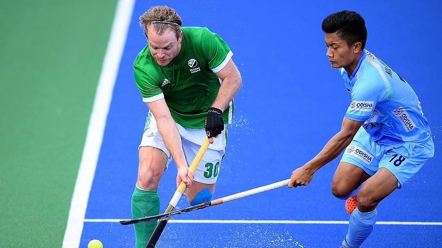 Nilakanta was promoted to the senior rank in 2017, a year after winning the FIH Junior World Cup in Lucknow. Credit: AFP File Photo