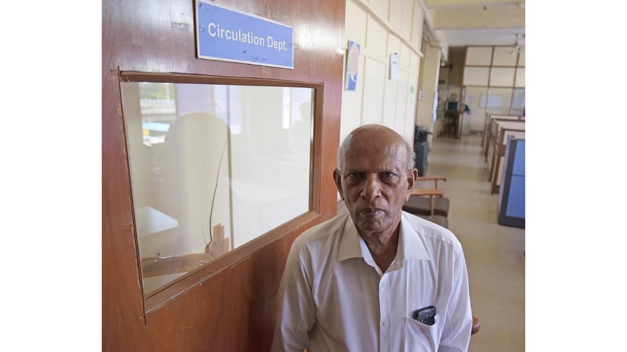 Former umpire Vikrama Raju. DH Photo/Pushkar V