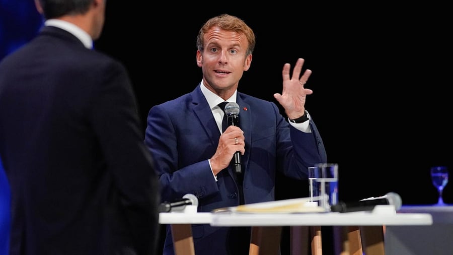 France's President Macron. Credit: Reuters Photo