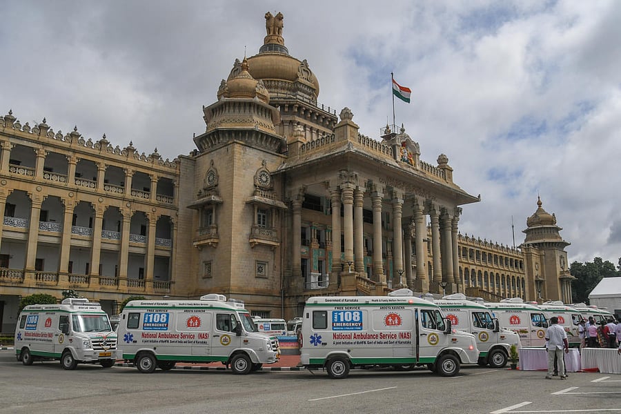 Vidhan Soudha. Credit: DH File Photo
