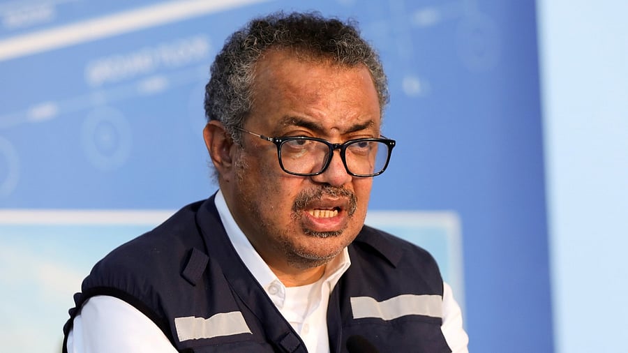 World Health Organization (WHO) Director-General Tedros Adhanom Ghebreyesus. Credit: Reuters File Photo