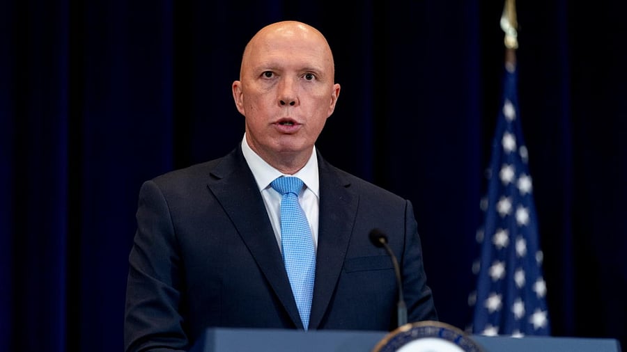 Australian Minister of Defense Peter Dutton. Credit: Reuters Photo