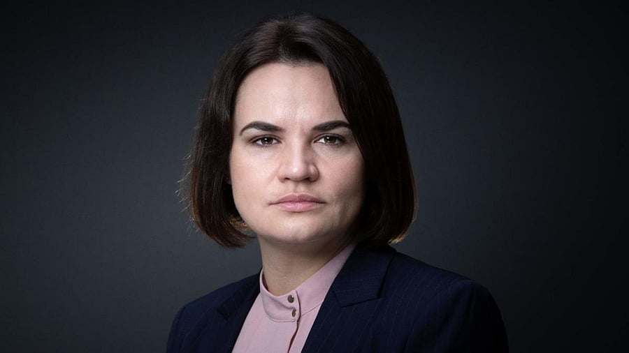 Belarusian opposition leader Svetlana Tikhanovskaya. Credit: AFP Photo