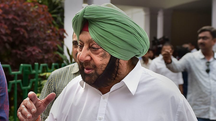Former Punjab CM Captain Amarinder Singh. Credit: PTI File Photo