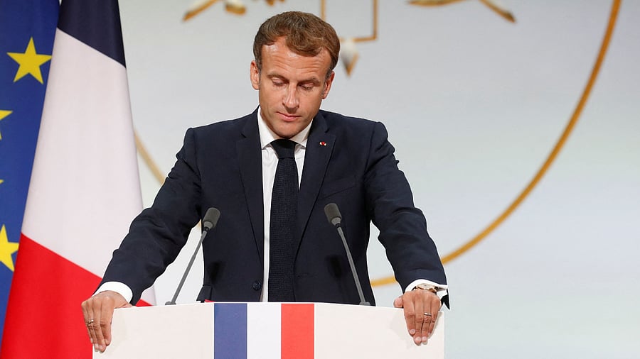 French President Emmanuel Macron. Credit: AFP Photo