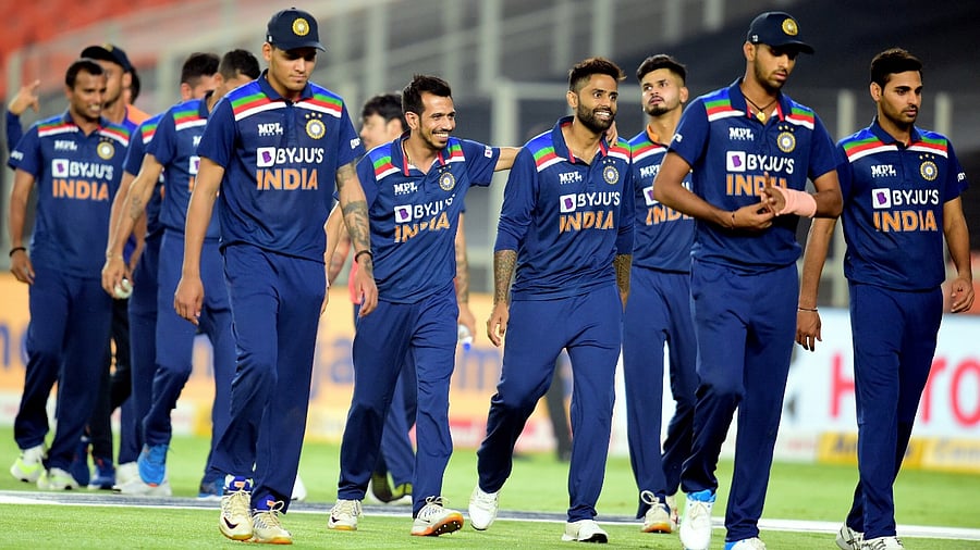 Members of the Indian Cricket team. Credit: PTI File Photo