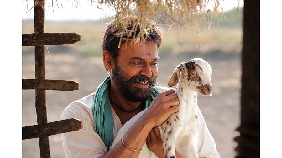 Venkatesh in a still from 'Narappa'. Credit: Amazon Prime Video