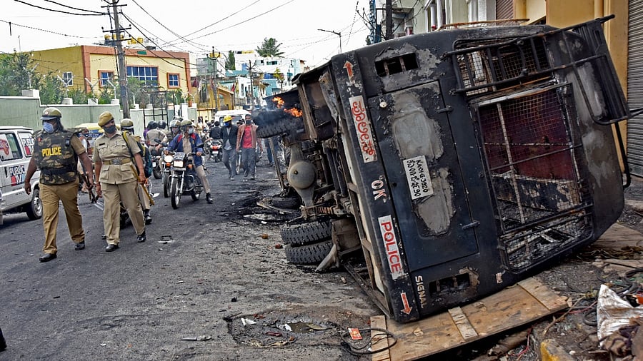 The case was originally registered at DJ Halli police station in Bengaluru. Credit: DH File Photo/M S Manjunath