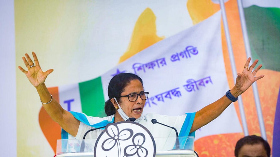 Trinamool Congress (TMC) supremo and West Bengal Chief Minister Mamata Banerjee. Credit: PTI Photo